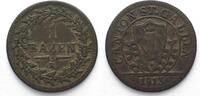 Schweiz - St. Gallen ST. GALLEN Kanton 1 Batzen 1813 Billon -