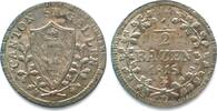 Schweiz - St. Gallen ST. GALLEN Kanton Halbbatzen 1815 K Billon ERHALTUNG!!! -