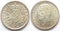 Rumänien RUMÄNIEN 50 Bani 1914 CAROL I. Silber ERHALTUNG! -