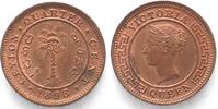 Ceylon CEYLON 1/4 Cent 1898 VICTORIA Kupfer PRACHTSTÜCK! -