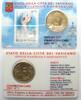 Vatikan 3 x VATIKAN 50 Cent 2011 BENEDIKT XVI. - STAMP & COINCARD -
