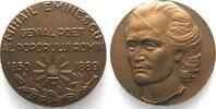 Rumänien - Medaillen RUMÄNIEN 100 Jahre Tod MIHAIL EMINESCU 1989 Medaille v. Grudinschi 60mm -