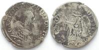 Vatikan KIRCHENSTAAT Testone o.J. GREGORIO XIII. 1572-85 Silber RRR! -