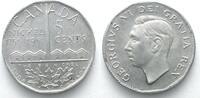 Kanada KANADA 1951 SUDBURY BIG NICKEL o. Signatur 5 Cents Alu 38mm -
