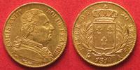 Frankreich FRANKREICH 20 Francs 1814 A - PARIS LOUIS XVIII. Gold ERHALTUNG!!! # 36772