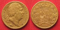 Frankreich FRANKREICH 20 Francs 1820 A - PARIS LOUIS XVIII. Gold # 36773