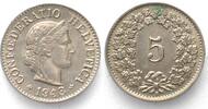 Schweiz EIDGENOSSENSCHAFT 5 Rappen 1943 Ku-Ni ERHALTUNG! -