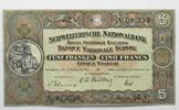Schweiz SCHWEIZ 5 Franken 22.2.1951 WILHELM TELL wenig gebr. -