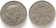 Schweiz EIDGENOSSENSCHAFT 10 Rappen 1940 Ku-Ni ERHALTUNG! -