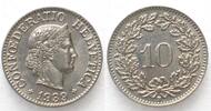 Schweiz EIDGENOSSENSCHAFT 10 Rappen 1939 Nickel ERHALTUNG! -