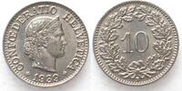 Schweiz EIDGENOSSENSCHAFT 10 Rappen 1939 Nickel ERHALTUNG! -