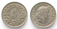 Schweiz EIDGENOSSENSCHAFT 5 Rappen 1944 Ku-Ni ERHALTUNG! -