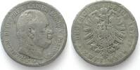 Preussen PREUSSEN 2 Mark 1876 B WILHELM I. Zeitgenössische Fälschung -