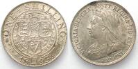 England GROSSBRITANNIEN Shilling 1893 VICTORIA Silber ERHALTUNG!!! -