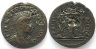 Roman Provincial BARIS AE 24mm HERENNIUS ETRUSCUS 250-251 Tempel m. Tyche RAR! -