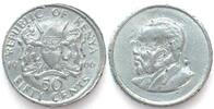 Kenia KENIA - PROBE 50 Cents 1966 MZEE JOMO KENYATTA Zinn RRR!!! -