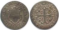 Schweiz - Freiburg FREIBURG Halbbatzen 1788 Billon ERHALTUNG! -
