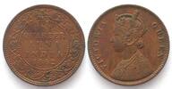 Indien Britisch BRITISCH INDIEN 1/4 Anna 1862, A/I, VICTORIA Kupfer ERHALTUNG! -