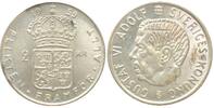 Schweden SCHWEDEN 2 Kronor 1959 GUSTAF VI. ADOLF Silber PROOFLIKE -