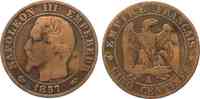 Frankreich FRANKREICH 5 Centimes 1857 A - PARIS NAPOLEON III. Bronze SELTENES JAHR! # 47842