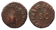 Roman Imperial CLAUDIUS AE-Quadrans TI CLAVDIVS CAESAR AVG / PON MTRP IMP COS DES IT # 49668