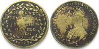 Nürnberger Rechenpfennige FRIEDRICH WILHELM III. / GESEGNET SEY DURCH IHN v. LAUER ca.1810 26mm -