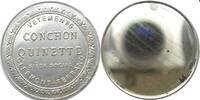 Frankreich - Jetons CONCHON QUINETTE CLERMONT-FERRAND Werbemarke ca.1930 Alu m. Spiegel 48mm -