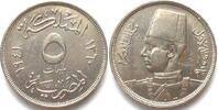 &Auml;gypten 1941 EGYPT 5 Milliemes 1941, King Farouk, Cu-Ni, UNC-! unz- 39,99 EUR25,99 EUR  zzgl. 4,50 EUR Versand