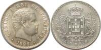 Portugal PORTUGAL 500 Reis 1896 KARL I. Silber ERHALTUNG! -