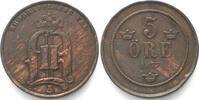 Schweden 1877 SCHWEDEN 5 &Ouml;re 1877 OSCAR II. Bronze SELTENER JAHRGANG! ss... 34,99 EUR28,99 EUR  zzgl. 4,50 EUR Versand