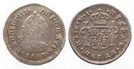 Peru PERU 1/2 Real 1783 MI LIMA CARLOS III. Silber ERHALTUNG! # 63696