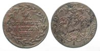 Schweiz - Graubünden GRAUBÜNDEN 1/2 Batzen 1812 Billon RAR!!! # 64503