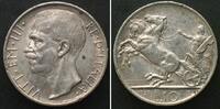 Italien ITALIEN 10 Lire 1928 *FERT* VITTORIO EMANUELE III. Silber SELTEN! -