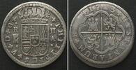 Spanien SPANIEN 2 Reales 1723 MA, Madrid, FELIPE V. Silber -