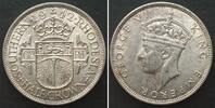 Südrhodesien SÜDRHODESIEN 1/2 Crown 1942 GEORGE VI. Silber ERHALTUNG!!! -