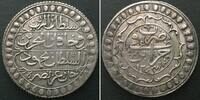 ALGERIEN 2 Budju AH 1243 (1828) MAHMUD II. Silber ERHALTUNG! vz