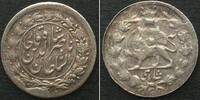Iran IRAN Shahi Sefid AH 13-- (1883) NASIR AL-DIN SHAH Silber RAR!!! -