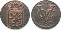 Niederländisch Indien NEDERLANS INDIE - HOLLAND Duit 1750 VOC Kupfer ERHALTUNG! -