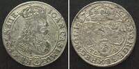 Polen POLEN 6 Groschen 1667 TLB, Bromberg, JOHANN KASIMIR Billon SELTEN! ERHALTUNG! -