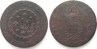 Brasilien - Maranhao BRASILIEN - MARANHAO 20 Reis 1835 auf 80 Reis 1830 R, PEDRO II. Kupfer -