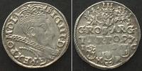 Polen POLEN 3 Gröscher (Trojak) 1597 IF SC, Bromberg SIGISMUND III. Silber ERHALTUNG! -