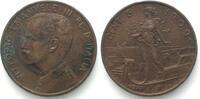 Italien REGNO 5 Centesimi 1909 Prora VITTORIO EMANUELE III rame SPL -