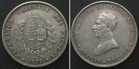 Uruguay URUGUAY 50 Centesimos 1917 ARTIGAS Silber -