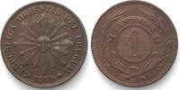 Uruguay URUGUAY 1 Centesimo 1869 H, Kupfer ERHALTUNG! -