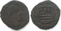Niederlande - Seeland NIEDERLANDE - ZEELAND Oord 1604, Maurits van Oranje-Nassau, koper -