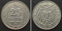 Deutschland - Kaiserreich KAISERREICH 25 Pfennig 1910 A, Nickel J.18 ERHALTUNG! -