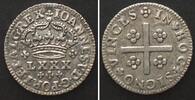 Portugal PORTUGAL 80 Reis (Tostao) o.J. (1706-1750) JOAO V. Silber ERHALTUNG!!! -