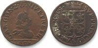 Frankreich - Nevers & Rethel NEVERS & RETHEL 2 Liards 1609 CHARLES de GONZAGA Kupfer -