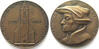 Schweiz - Medaillen 400 J. REFORMATION IN FRAUENFELD 1929 ULRICH ZWINGLI v. Hans Frei, Bronze 39mm -