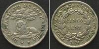 Bolivien - Cochabamba BOLIVIEN - COCHABAMBA 5 Centavos 1876 NICASIO DE GUMUCIO Ku-Ni -